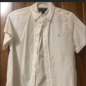 Ralph Lauren button down short sleeve shirt
